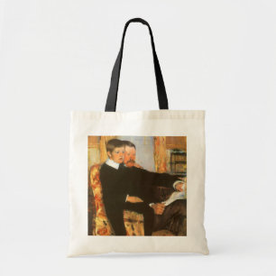 Bolsa Tote Retrato Antigo de Pai e Filho por Mary Cassatt