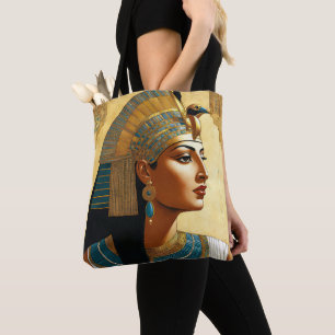 Bolsa Tote Retrato Artístico de Cleópatra
