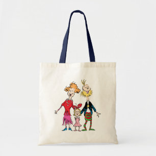 Bolsa Tote Retrato da Família de Cindy Lou Who