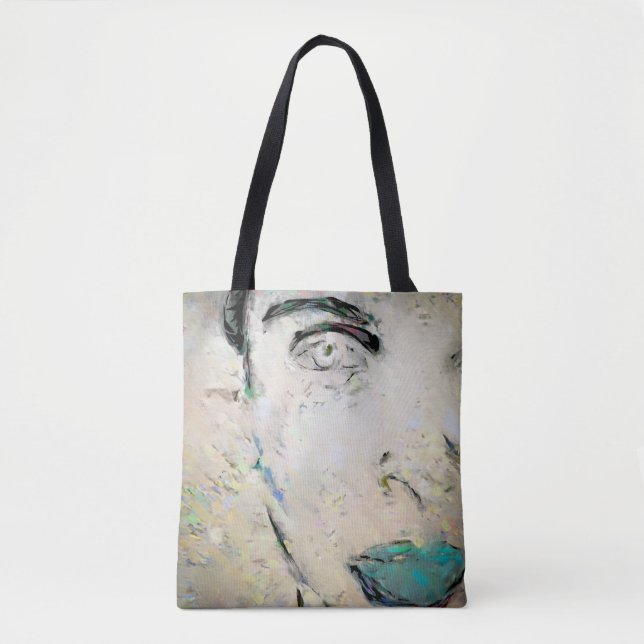 Bolsa Tote Retrato da mulher (Frente)