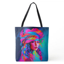 Retrato de Abstrato vibrante