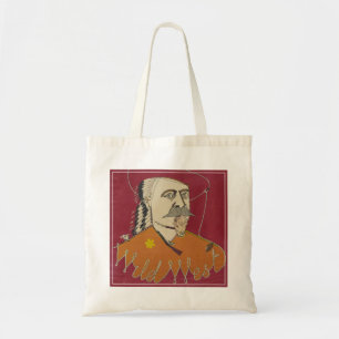 Bolsa Tote Retrato De Cabeça E Ombro De Buffalo Bill