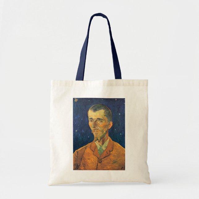 Bolsa Tote Retrato de Eugene Boch por Vincent van Gogh (Frente)