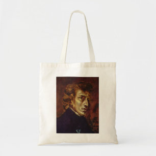 Bolsa Tote Retrato de Frederic Chopin por Eugene Delacroix