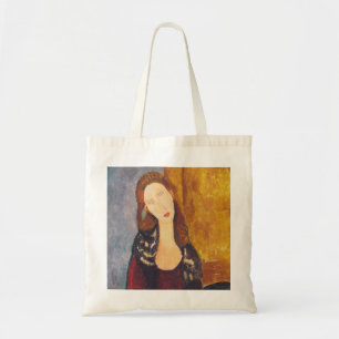 Bolsa Tote Retrato de Jeanne Hebuterne por Amedeo Modigliani