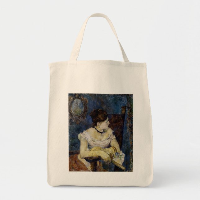 Bolsa Tote Retrato de Mette Gauguin, Esposa do Artista (Frente)
