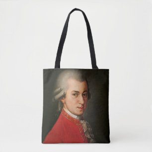 Bolsa Tote Retrato de Mozart Barbara Krafft da música