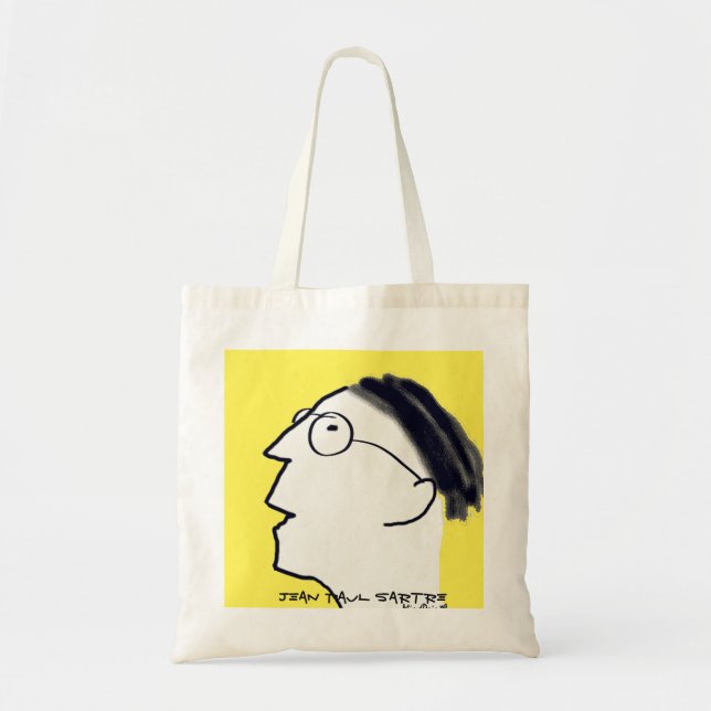 Bolsa Tote Retrato de um Existentialist (Frente)