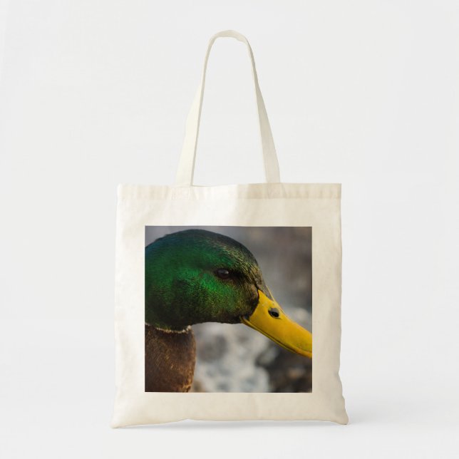 Bolsa Tote Retrato de um Marreco-Macho (Frente)