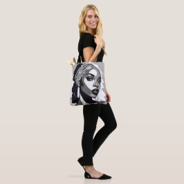 Bolsa Tote Retrato de uma mulher negra