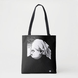 Bolsa Tote Retrato de Woodcut da Rainha Vitória