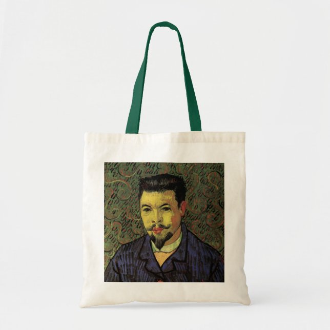 Bolsa Tote Retrato do Doutor Felix Rey por Vincent van Gogh (Frente)