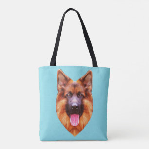 Bolsa Tote Retrato do german shepherd