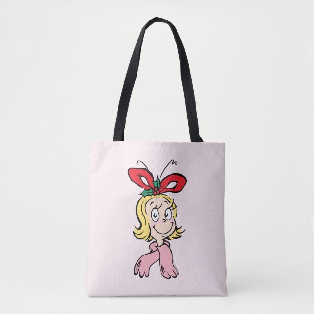 Bolsa Tote Retrato Doce Cindy Lou Quem (Frente)