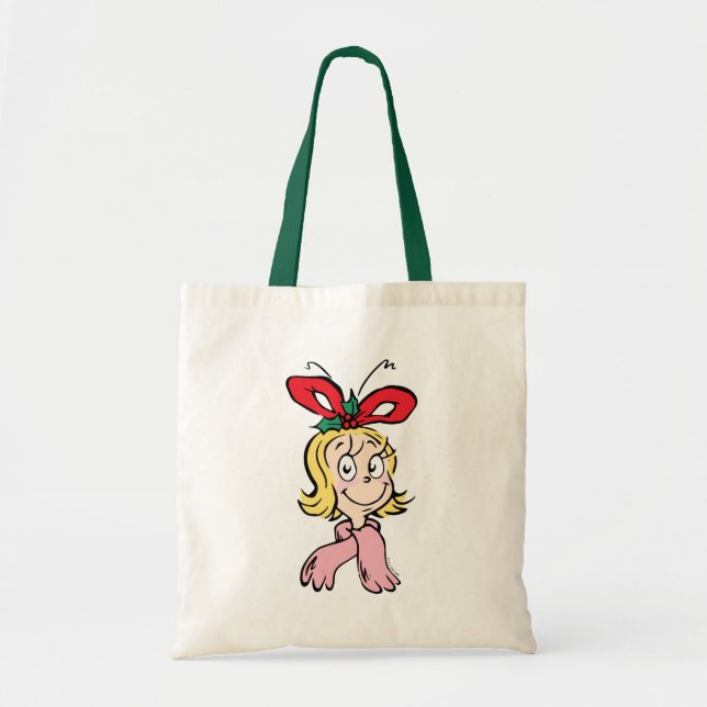 Bolsa Tote Retrato Doce Cindy Lou Quem (Frente)
