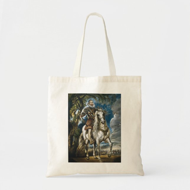 Bolsa Tote Retrato equestre do duque de Lerma Rubens (Frente)