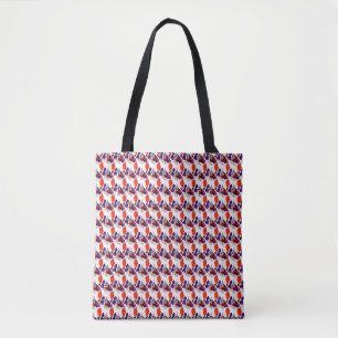 Bolsa Tote Retrato Gato - Arte Gráfica Negrito Laranja e Viol