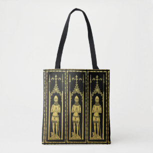 Bolsa Tote Retrato medieval inglês 1355 John, Lord Cobham