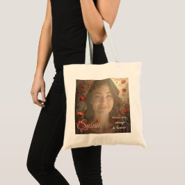 Bolsa Tote Retrato Personalizado para Ela – Presente de Foto