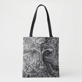 Bolsa Tote Retrato Trippy