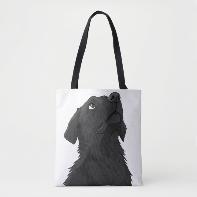 Bolsa Tote Retriever Colocado Preto (Frente)