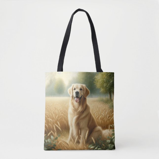 Bolsa Tote Retriever Dourado (Frente)