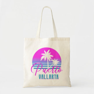 Bolsa Tote Retro 80s Puerto Vallarta