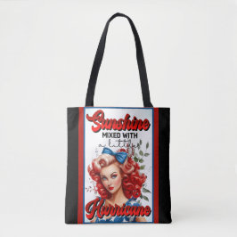 Bolsa Tote Retro Americano Pinup_ Sunshine Misturado