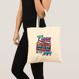 Bolsa Tote Retro Anos 80 7ª Série É Minha Onda Volta às Aulas