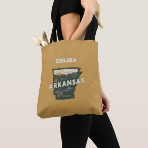 Bolsa Tote Retro Arkansas Personalizado