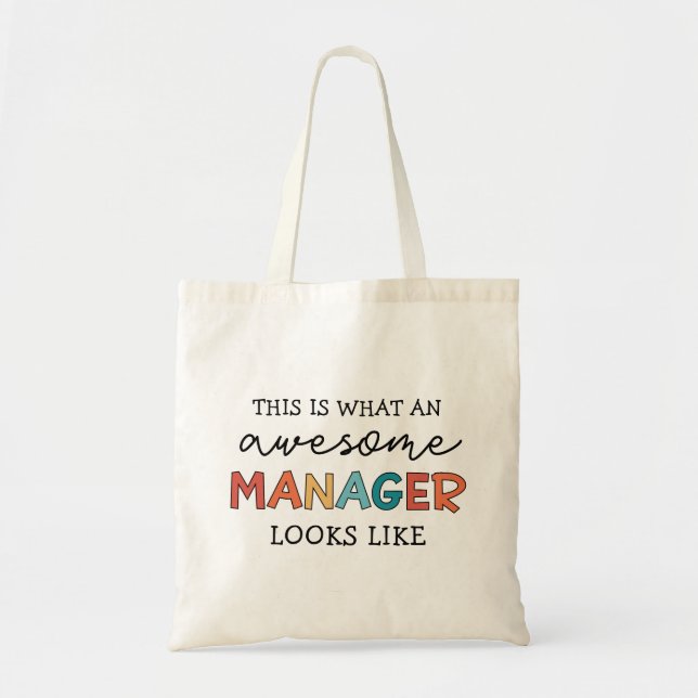 Bolsa Tote Retro Awmanutenção Manager Funny (Frente)