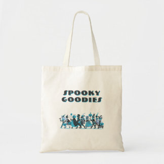 Bolsa Tote Retro Blue Spooky Goodies Halloween