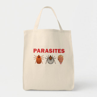 Bolsa Tote Retro Conhece Seus Parasitas Luna Tick Anti Trump