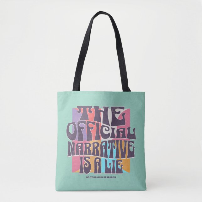 Bolsa Tote Retro Conspiracy Theory (Frente)