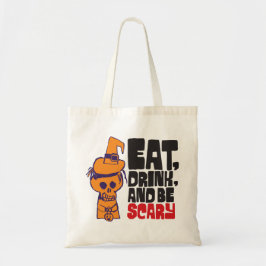 Bolsa Tote Retro Doce ou Travesso Coma, Beba e seja Assustado