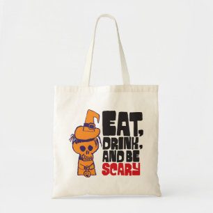 Bolsa Tote Retro Doce ou Travesso Coma, Beba e seja Assustado