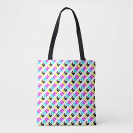 Bolsa Tote Retro Funky CMYK