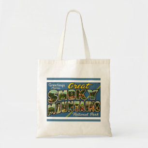 Bolsa Tote Retro Grandes Montanhas Fumegantes