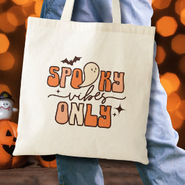 Bolsa Tote Retro Groovy Halloween Spooky apenas