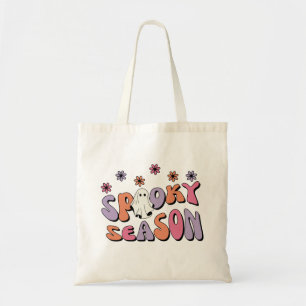 Bolsa Tote Retro Groovy Halloween Spooky Season