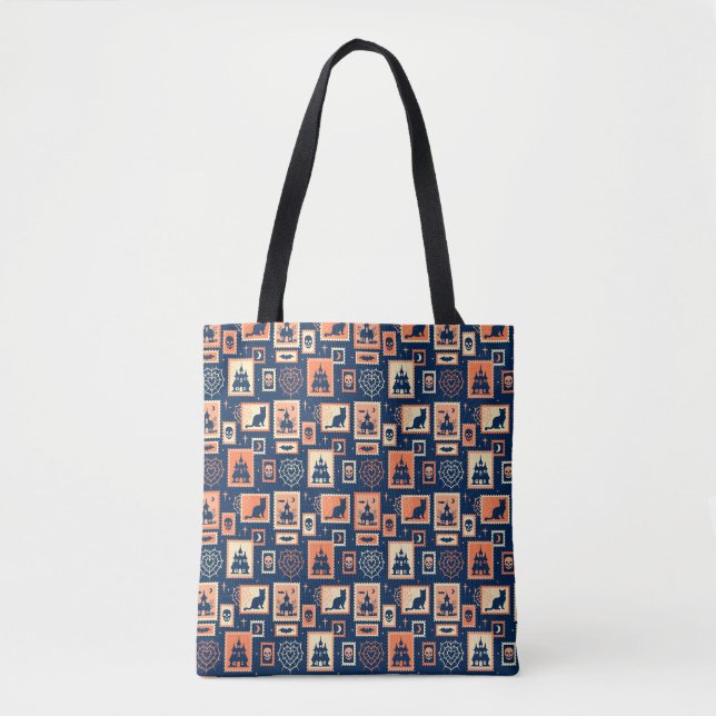 Bolsa Tote Retro Halloween Artistamps (Frente)