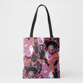 Bolsa Tote retro halloween bublegum
