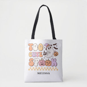 Bolsa Tote Retro Halloween Muito Bonito Para Falar
