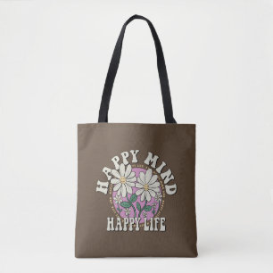 Bolsa Tote Retro Happy Miney Happy Life