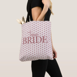 Bolsa Tote Retro Hearts Pink Burgundy Y2K Style