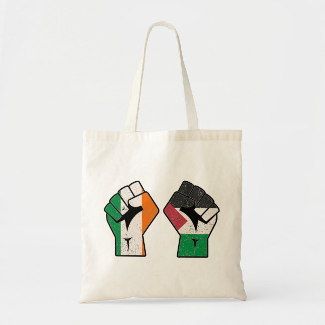 Bolsa Tote Retro Irlanda - Revolução da Resistência à Solidar (Frente)