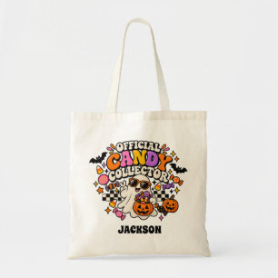 Bolsa Tote Retro Oficial Coletor de Doces Truque ou Tratament