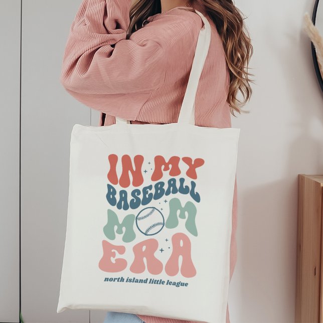 Bolsa Tote Retro Personalizado "Na Minha Era Da Mãe Do Baseba (Criador carregado)