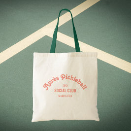 Bolsa Tote Retro Pink Après Pickle Ball Social Club