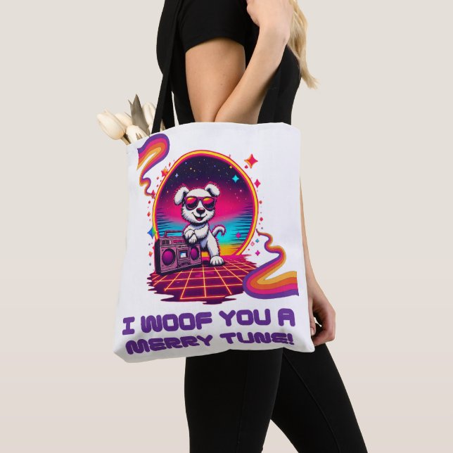Bolsa Tote Retro Poochie Dreamscape (Close Up)